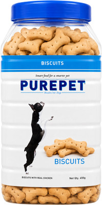 Purepet Oven Baked Biscuit Chicken Dog Chew(0.455 kg, Pack of 1)