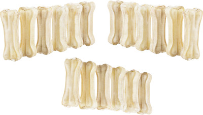 BARKZ & CLLAWZ Bone for Dogs Treats For Pet Dogs 3 Inch Bone Chicken, Mutton Dog Chew(700 g, Pack of 18)