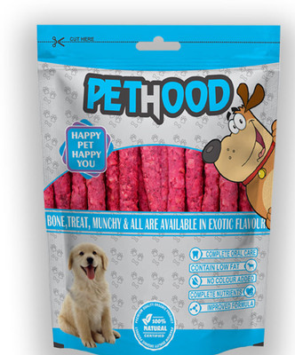 PET HOOD Dog Chew Mutton Stick 450 g, Sticks for Dogs, Dog Snacks, Dog Treats Mutton Dog Chew(500 g, Pack of 1)