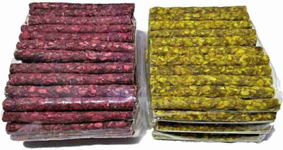 Slatters Be Royal Store Chiken &Mutton Munchies Chew Sticks Combo 500 Gm (250 Gm Chicken&250 Gm Mutton) Chicken, Mutton Dog & Cat Chew(500 g, Pack of 2)