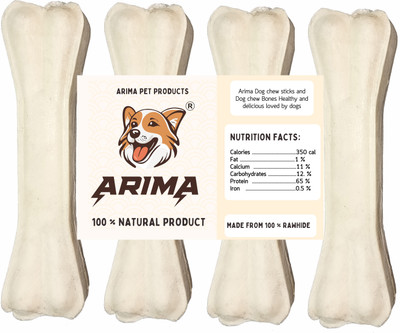 ARIMA Dog chew bone 6 Inch 4 pcs Chicken Dog Chew(490 g, Pack of 4)