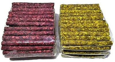 PSK PET MART Combo Offer Dog Chew Munchy Sticks Chicken and Mutton Flavor (500gm) Mutton, Chicken Dog Chew(500 g, Pack of 2)