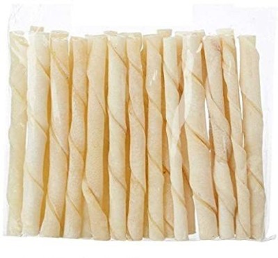 PSK PET MART Calcium White Sticks Rawhide Dog Chew (100 Gram) Chicken Dog Chew(0.1 kg, Pack of 1)