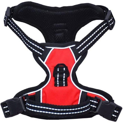 Tame Love Dog Safety Harness(Large, RED)