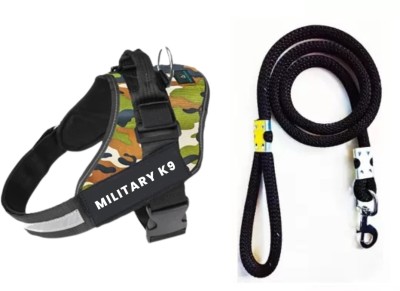 ALCAZAR Dog Vest Harness Rope Combo Set (S, Recommended for 5-13KG Pet) Dog Standard Harness(Small, VEST_HARNESS+ROPE)