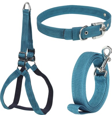 Margaux wild Dog Harness & Leash(Medium, SEA GREEN)