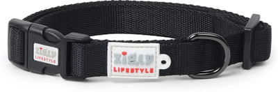ZIGLY Lifestyle Classic Padded Dog Collar (12 mm) Dog Everyday Collar(Extra Small, Black)