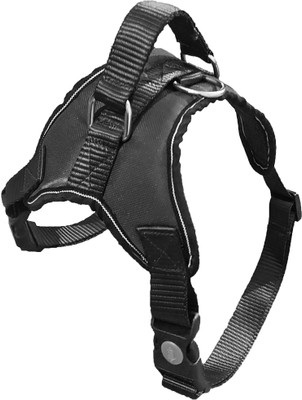 Petshop7 No Pull Camouflage Dog Harness, Best for Training & Walking Easy to Control | Dog Safety Harness(Extra Small, Black)