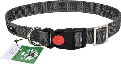 GNS PETS Collar For Puppy and Cat medium to stray dogs Dog Everyday Collar(35 - 50 cm, Gray)