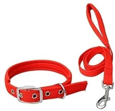 sachi sports Dog Rope Dog Everyday Collar(Medium, Red)