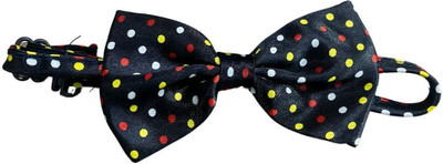 Petfun Printed Satin Bow Collar for Cats,Dogs- Beautiful Adjustable 10MM Dog & Cat Everyday Collar(Medium, Multi-Color)
