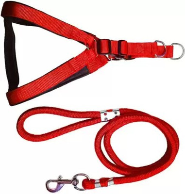 Hundur Store Dog & Cat Harness & Leash(Small, Red)