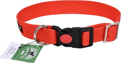 GNS PETS Collar For Puppy and Cat medium to stray dogs Dog Everyday Collar(45 - 66 cm, RED)