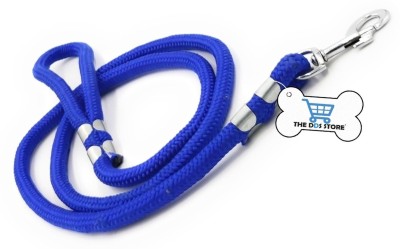 THE DDS STORE Heavy Duty Dog Rope Leash 58 Inch Lengthy Dog Cord Training Leash with Hook Dog & Cat Collar & Leash(Medium, BLUE LEASH)