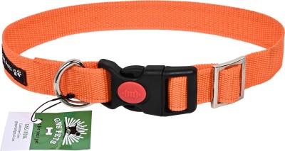 GNS PETS Collar For Puppy and Cat medium to stray dogs Dog Everyday Collar(45 - 66 cm, Orange)