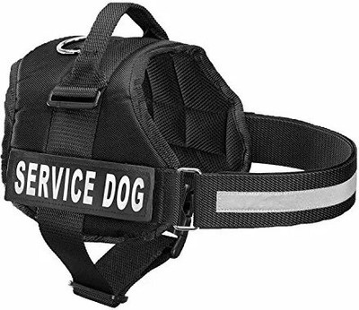 Cocker No Pull Dog Harness Adjustable Reflective Comfortable Dog NA Harness(Extra Large, Black)