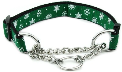 Sniffr Dog Martingale Collar Dog Martingale Collar(Large, GREEN)