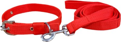 Hurrypets Dog Collar & Leash(Small, Red)