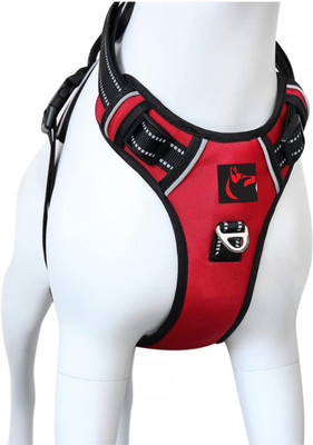 Cocker Double Sided Harness Red M Dog Harness & Leash(Medium, Red)
