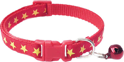 Litvibes Cat & Puppy Collar With Bell,Kitten & Small Dogs Soft Adjustable & Breakaway Dog & Cat Break Away Collar(Small, Red)