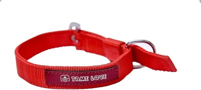 Tame Love Dog Everyday Collar(Medium, red, black)