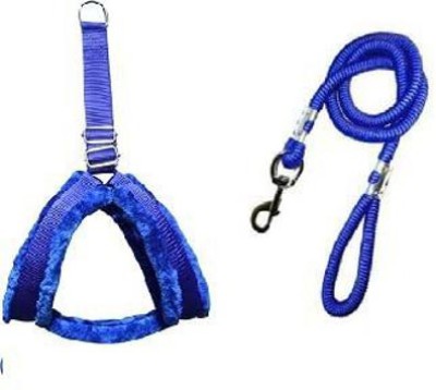 SENAPATI Dog Harness & Leash(Medium, Blue)