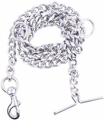 chullbull pet products 152.5 cm Dog Chain Leash(Silver)