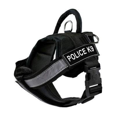 GLOBE OF PETS Dog Harness, Chest Body Belt for Dogs. Size Small, Black Choke-Free Double Padded Vest with Adjustable Neck and Chest Dog Standard Harness(Small, Black)