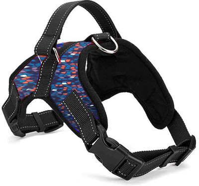 Cocker Star Body Belt Rope Combo Dog & Cat Harness & Leash(Large, Purple Passion)