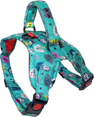 Petshop7 No Pull Camouflage Dog Harness, Best for Training & Walking Easy to Control | Dog Safety Harness(Small, Green)