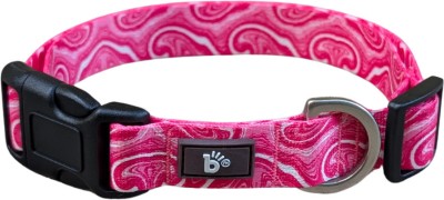 Bark Baskets Dog Everyday Collar(Medium, Puppy Blush)