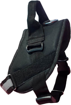 Petshop7 No Pull Dog Harness Vest with Hook and Loop Straps and Handle and Adjustable | Dog Buckle Harness(Extra Large, Black)