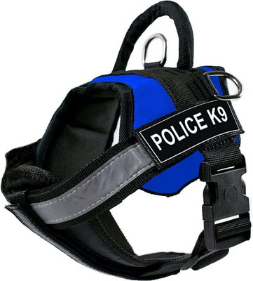 GLOBE OF PETS Dog Harness Choke-Free Double Padded Vest with Adjustable Neck and Chest Dog Standard Harness(Extra Large, BLUE)
