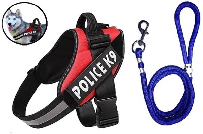 Hachiko Dog Standard Harness(Extra Large, Red ,Blue)