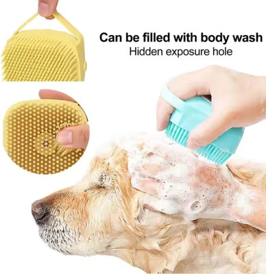 decorvaiz 2 SIDE COMB SUMMER PET GROOMING KIT AUTO SLICKER NAIL CUTTER, SHAMPOO Plain/ Bristle Brushes for  Dog & Cat