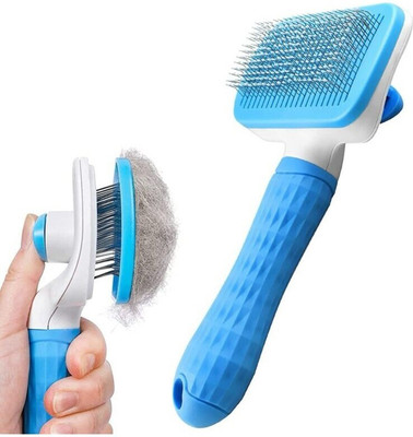Pringo PP-001 pet comb blue Slicker Brushes for  Dog & Cat, Dog, Hamster, Cat