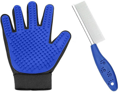 S.Blaze Single Side Steel Comb Grooming Kit for Long and Short Hair Basic Comb for  Dog & Cat