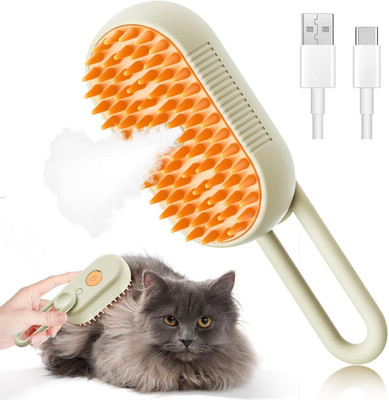 DENFY Steam Brush for Dog Cat Steam Brush Electronic Comb for  Dog & Cat, Horse, Rabbit, Monkey