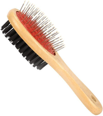 DCM PET MART Double-sided Pet Comb Plain/ Bristle Brushes for  Dog & Cat