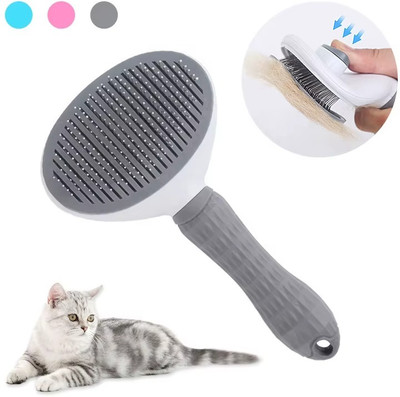 CottonCat Slicker Dog Comb Brush Pet Grooming Brush Daily Use to Clean Loose Fur & Dirt Slicker Brushes for  Dog & Cat