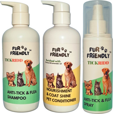 FUR FRIENDLY FF-CS300mlCD1-AT300mlSH1-AT200mlSP1-3 Pet Conditioner(800 ml)