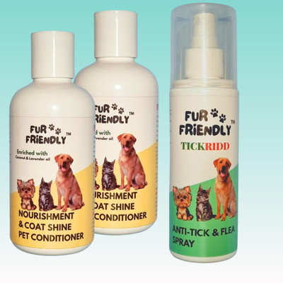 FUR FRIENDLY FF-CS200mlCD2-AT200mlSP1-3 Pet Conditioner(600 ml)