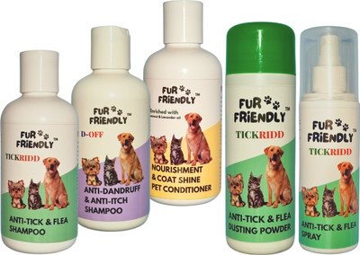 FUR FRIENDLY FF-AT200mlSH1-AD200mlSH1-CS200mlCD1-AT100gmPW1-AT200mlSP1-5 Pet Conditioner(900 ml)