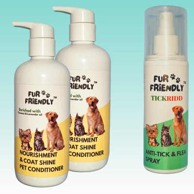 FUR FRIENDLY FF-CS300mlCD2-AT200mlSP1-3 Pet Conditioner(800 ml)