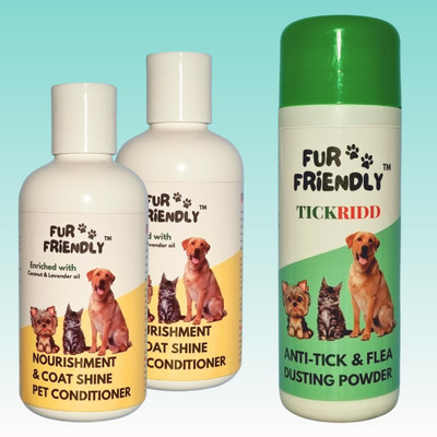 FUR FRIENDLY FF-CS200mlCD2-AT100gmPW1-3 Pet Conditioner(500 ml)