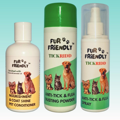 FUR FRIENDLY FF-CS200mlCD1-AT100gmPW1-AT200mlSP1-3 Pet Conditioner(500 ml)