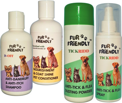 FUR FRIENDLY FF-CS200mlCD1-AD200mlSH1-AT100gmPW1-AT200SP1-4 Pet Conditioner(700 ml)