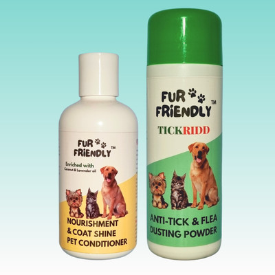 FUR FRIENDLY FF-CS200mlCD1-AT100gmPW1-2 Pet Conditioner(300 ml)