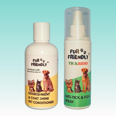 FUR FRIENDLY FF-CS200mlCD1-AT200mlSP1-2 Pet Conditioner(400 ml)