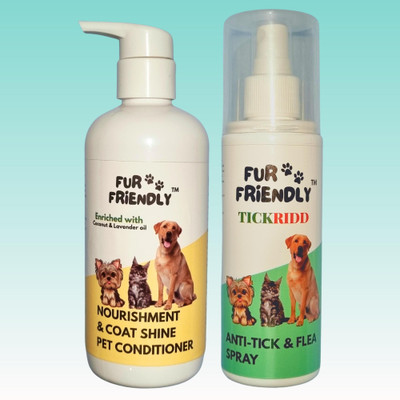 FUR FRIENDLY FF-CS300mlCD1-AT200mlSP1-2 Pet Conditioner(500 ml)